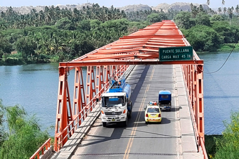 Piura: MTC concluye reparación del puente Sullana y normaliza tránsito en dicha vía