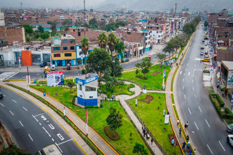 San Juan de Lurigancho: Municipalidad de Lima termina mantenimiento de pistas en Av. Los Jardines